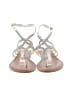 Fergalicious Silver White Sandals Size 8 - photo 2