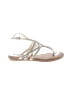 Fergalicious Silver White Sandals Size 8 - photo 1