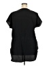 Ann Taylor 100% Polyester Black Short Sleeve Blouse Size XXL - photo 2