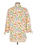 Maggie Barnes Floral Pink 3/4 Sleeve Blouse Size M - photo 2