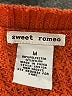 Sweet Romeo Solid Orange Pullover Sweater Size M - photo 7