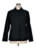 111 STATE Black 3/4 Sleeve Button-Down Shirt Size 16 - photo 1