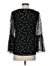 Lilly Pulitzer 100% Polyester Black 3/4 Sleeve Blouse Size S - photo 2