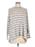 Cha Cha Vente Stripes Gray Poncho Size L - photo 1