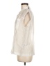 Alfani Ivory Sleeveless Button-Down Shirt Size M - photo 5