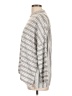 Cha Cha Vente Stripes Gray Poncho Size L - photo 5