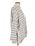 Cha Cha Vente Stripes Gray Poncho Size L - photo 4