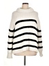 Altar'd State Stripes Ivory Turtleneck Sweater Size XL - photo 1