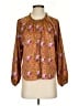 LoveShackFancy 100% Polyester Brown 3/4 Sleeve Blouse Size S - photo 1