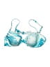 A.Che 100% Nylon Paisley Blue Swimsuit Top Size L - photo 1