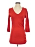 Paraphrase Red 3/4 Sleeve Top Size S - photo 1