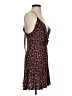 Unbranded 100% Viscose Floral Black Casual Dress Size S - photo 4