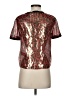 Alice + Olivia Animal Print Red Short Sleeve Silk Top Size XS - photo 2