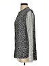 Equipment 100% Silk Gray Long Sleeve Silk Top Size S - photo 5