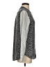 Equipment 100% Silk Gray Long Sleeve Silk Top Size S - photo 4