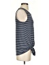 Kaileigh Blue Sleeveless T-Shirt Size XS - photo 4