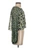 Zara 100% Polyester Green Long Sleeve Blouse Size S - photo 4