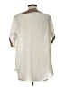 Melissa Paige 100% Polyester Ivory Short Sleeve Blouse Size L - photo 2