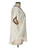Melissa Paige 100% Polyester Ivory Short Sleeve Blouse Size L - photo 4