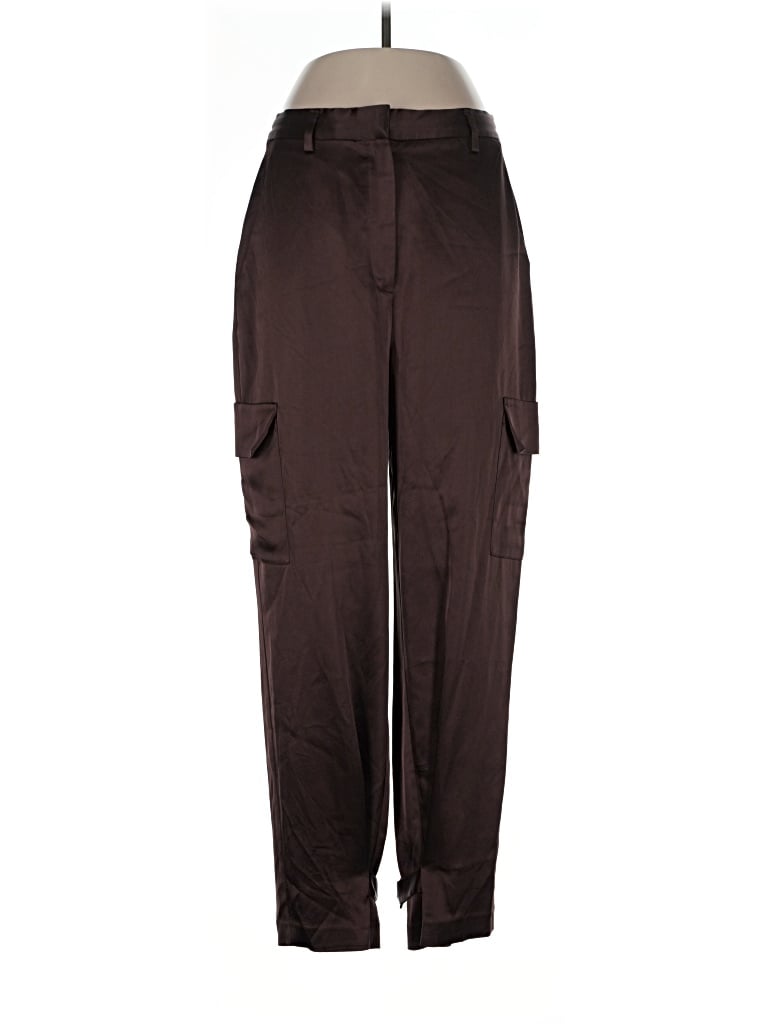 Pre-owned Babaton Cargo Pants In Brown