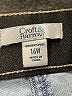 Croft & Barrow Solid Blue Jeans Size 16 - photo 7