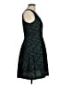 Ann Taylor LOFT Hearts Teal Cocktail Dress Size 6 - photo 4