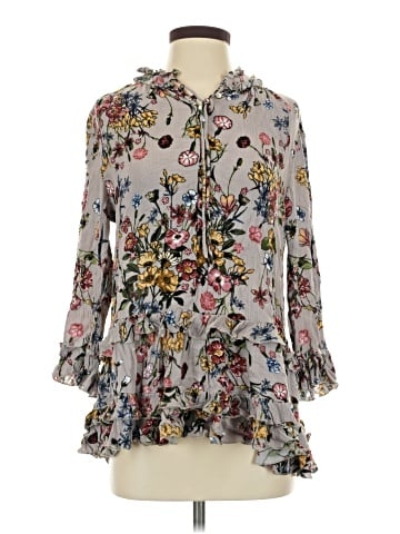 Love Stitch 3/4 Sleeve Blouse (view 1)