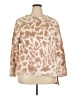 Stillwater Supply Co. Animal Print Tan Pullover Sweater Size 2X - photo 1