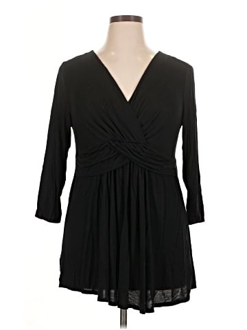 Indigo Rose 3/4 Sleeve Blouse (view 1)