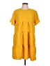 Shein 100% Polyester Yellow Short Sleeve Top Size 12 - photo 1