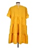 Shein 100% Polyester Yellow Short Sleeve Top Size 12 - photo 2