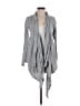 Mac & Jac 100% Cotton Gray Cardigan Size S - photo 1