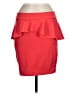 Bebe Solid Red Casual Skirt Size M - photo 1