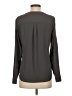 Express 100% Polyester Gray Long Sleeve Blouse Size XS - photo 2