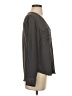 Express 100% Polyester Gray Long Sleeve Blouse Size XS - photo 4