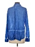 YFB 100% Rayon Blue Long Sleeve Blouse Size S - photo 2