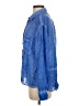 YFB 100% Rayon Blue Long Sleeve Blouse Size S - photo 5
