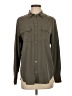 J. McLaughlin Solid Gray Long Sleeve Button-Down Shirt Size S - photo 1