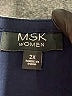 MSK Blue 3/4 Sleeve Top Size 2X - photo 7