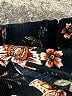 Daytrip Floral Black Long Sleeve Blouse Size L - photo 7