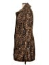 Etcetera Animal Print Brown Coat Size 12 - photo 5
