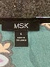 MSK Print Teal Casual Dress Size S - photo 7