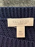 Talbots Outlet 100% Cotton Blue Sweater Vest Size M (petite) - photo 5