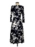 Eliza J Print Black Casual Dress Size 2 - photo 2