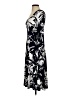 Eliza J Print Black Casual Dress Size 2 - photo 5