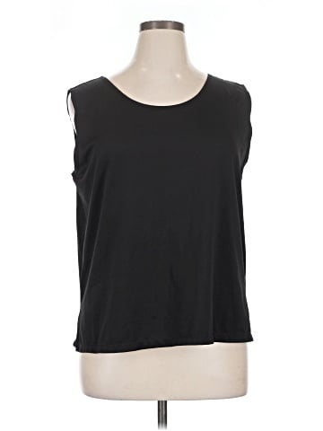 Susan Graver Sleeveless T-Shirt (view 1)