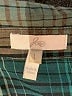 Joie 100% Cotton Plaid Teal 3/4 Sleeve Button-Down Shirt Size L - photo 6