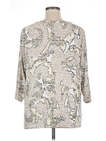 Susan Graver 3/4 Sleeve T-Shirt (view 2)