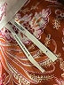 Anthropologie 100% Polyester Orange Long Sleeve Blouse Size S - photo 7