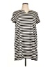 Ruby Rd. Stripes Gray Casual Dress Size XL (petite) - photo 1